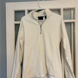 Marmot Men's Cream Zip-Up Sweater